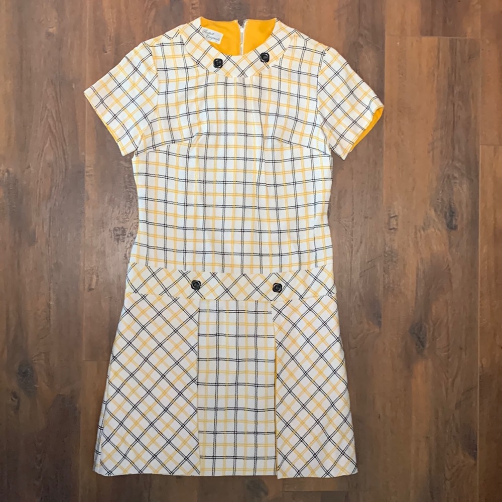Vintage 60’s Parfait Originals Plaid Dress